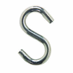 Hampton Medium Silver Steel 1.4375 in. L S-Hook 40 lb. 1 pk