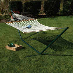 Hammock Source 55 in. W x 82 in. L Rope Hammock