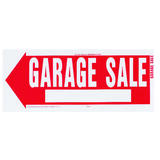 Hy-Ko English Garage Sale Sign 10 in. H x 24 in. W Plastic