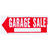 Hy-Ko English Garage Sale Sign 10 in. H x 24 in. W Plastic