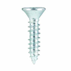 HILLMAN 8 x 3/4 in. L Phillips Zinc-Plated Steel Sheet Metal Screws Flat Head 100 per box