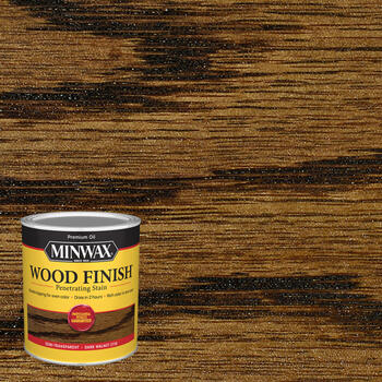 Minwax Wood Finish Semi-Transparent Dark Walnut Oil-Based Stain 1 qt