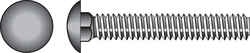 HILLMAN 5/16 Dia. x 8 in. L Zinc-Plated Steel Carriage Bolt 50 pk