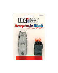 Lux Metal Receptacle Block Kit