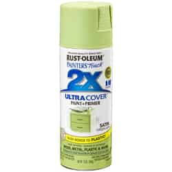 Rust-Oleum Painter's Touch Ultra Cover Satin Spray Paint 12 oz. Green Apple