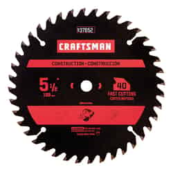 Craftsman 5-1/2 in. Carbide 3/8 in. 40 teeth Circular Saw Blade 1 pk