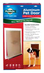 Petsafe Pet Door Extra-Large For Pets from 120-220 lb. 13-5/8 in. x 23 in. White Aluminum