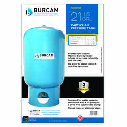 Burcam 21 gal. Pre-Charged Vertical Pressure Well Tank 32 in. H x 16 in. W