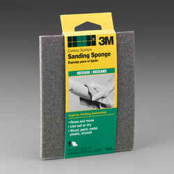 3M 5-1/2 in. L X 4-1/2 in. W X 3/16 in. T Medium Contour Sanding Sponge