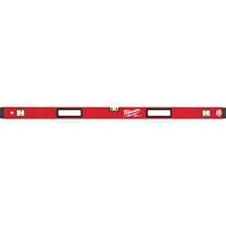 Milwaukee REDSTICK 48 in. Metal Box Level 3 vial