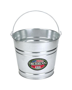 Behrens 12 qt Galvanized Pail Gray