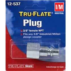 Tru-Flate Steel Air Plug 3/8 in. Female 1 1 pc