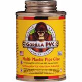 Gorilla PVC Multi Clear Multi-Purpose Solvent Cement For PVC / CPVC / ABS 8 oz