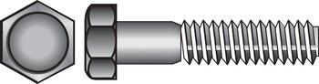 HILLMAN 3/8 in. Dia. x 7 in. L Zinc Plated Steel Hex Bolt 50 box