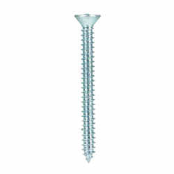 HILLMAN 2 in. L x 10 Phillips Flat Head Steel Sheet Metal Screws 100 per box Zinc-Plated