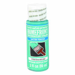 Homefront Satin Emerald Lake Hobby Paint 2 oz
