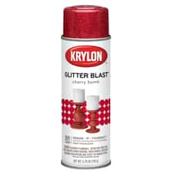 Krylon Cherry Bomb Glitter Blast Spray Paint 5.75 oz