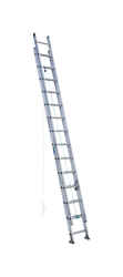 Werner 28 ft. H X 17.33 in. W Aluminum Extension Ladder Type II 225 lb