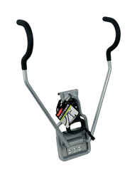 Rubbermaid FastTrack 14.3 in. H x 10.5 in. W x 2.6 in. L Steel Horizontal Bike Rack