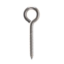 Hampton 5/16 in. x 4 in. L Stainless Steel Lag Thread Eyebolt Nut Included