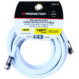 Monster Cable Hook It Up Weatherproof Video Coaxial Cable 12 ft.