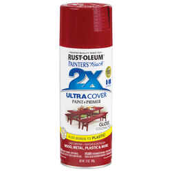 Rust-Oleum Painter's Touch Ultra Cover Gloss Colonial Red Spray Paint 12 oz.
