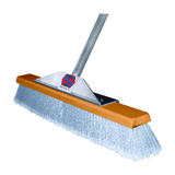 The Super Sweeper Smooth Surface Push Broom 24 in. W x 60 in. L Synthetic