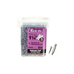 ITW Rock-On No. 9 x 1-1/4 in. L Phillips Round Steel Steel Cement Board Screws 1 pk 800 per