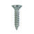 HILLMAN 8 x 3/4 in. L Phillips Flat Head Stainless Steel Sheet Metal Screws 100 per box