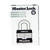 Master Lock 1-5/16 in. H x 1 in. W x 1-3/4 in. L Laminated Steel 4-Pin Cylinder Padlock 6 pk Key