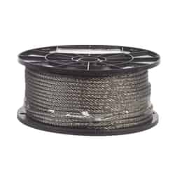 Campbell Chain Electro-Polish Stainless Steel 3/16 in. Dia. x 250 ft. L Cable