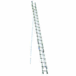 Werner 40 ft. H X 17.33 in. W Aluminum Extension Ladder Type 1 250 lb