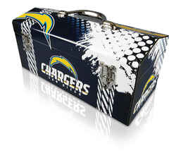 Windco Steel San Diego Chargers Art Deco Tool Box 7.1 in. W x 7.75 in. H 16.25 in.