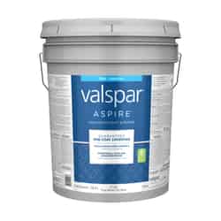 Valspar Aspire Flat Tintable Pure White Tint Base Paint and Primer Interior 5 gal