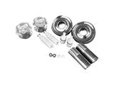 Ace Knob Chrome Clear Tub/Shower Trim Kit