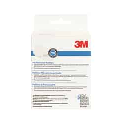 3M Paint Spray and Pesticide Application Respirator Mask Replacement Filter White 6 pc.