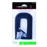 Monster Cable 12 ft. L Telephone Handset Coil Cord Black