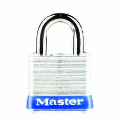 Master Lock 1 in. H x 1-1/8 in. L x 11/16 in. W Laminated Steel 4-Pin Cylinder 1 pk Keyed Alike P