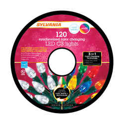 Sylvania C3 Synchronized LED Light Set Color Changing 29.75 120 lights