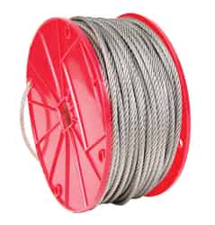 Campbell Chain Electro-Polish Stainless Steel 1/16 in. Dia. x 250 ft. L Cable
