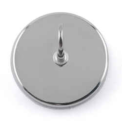 Master Magnetics Handi-Hook 1.25 in. Ceramic Magnetic Hook 20 lb. pull 3.4 MGOe Silver 1 pc.