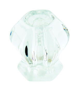 Amerock Allison Round Furniture Knob 1-3/16 in. Dia. 1-1/4 in. Crystal 2 pk