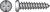HILLMAN 14 x 3/4 in. L Pan Head Zinc-Plated Sheet Metal Screws Steel 100 per box Phillips/Slot
