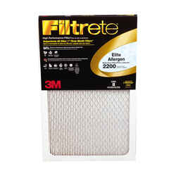 3M Filtrete 16 in. W X 25 in. H X 1 in. D 13 MERV Pleated Elite AllergenFilter