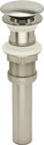 PF WaterWorks DecoDrain 1.25 in. Dia. Plastic Push Pop-Up Drain