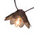 Living Accents LED C7 Bronze Mesh Flowers Light Set Clear 13-1/2 ft. 10 lights