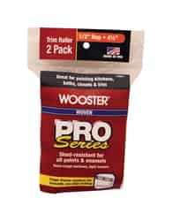 Wooster Pro Series Woven 4-1/2 in. W X 1/2 in. S Trim Paint Roller Cover 2 pk