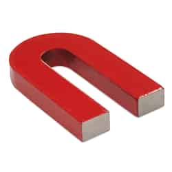 Master Magnetics 2.375 in. Alnico Horseshoe Magnet 3 lb. pull Red 1 pc. 5.5 MGOe