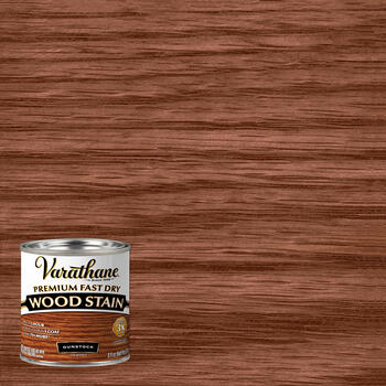 Varathane Semi-Transparent Gunstock Oil-Based Urethane Modified Alkyd Wood Stain 0.5 pt