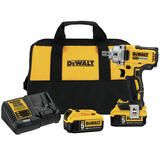 DeWalt 20V MAX XR 20 V 1/2 in. Cordless Brushless Impact Wrench Kit (Battery & Charger)